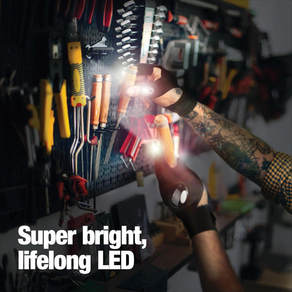 Handsfree LED Flashlight Gloves