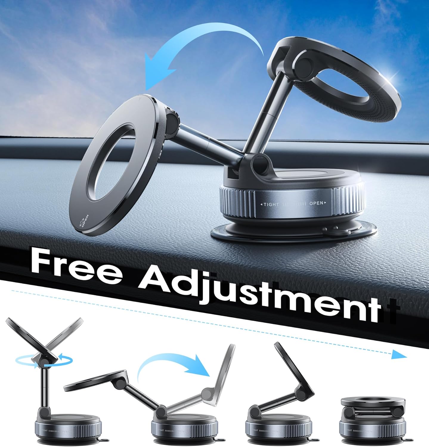 Suport Magnetic Auto 360°