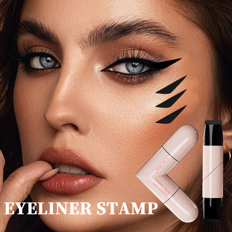 Eyeliner 2 în 1 cu Ștampilă Wing